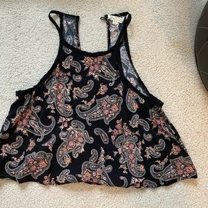 Paisley crop top